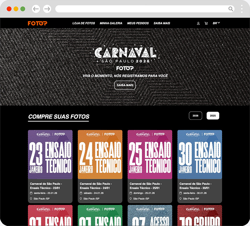 Loja Oficial FOTOP - Carnaval São Paulo